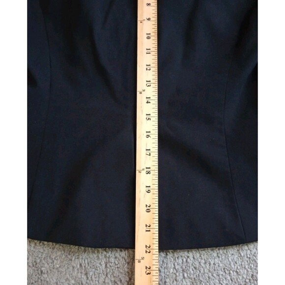 Calvin Klein Womens Black Blazer Jacket Size 4 Two-Button Business Attire - Picture 6 of 6